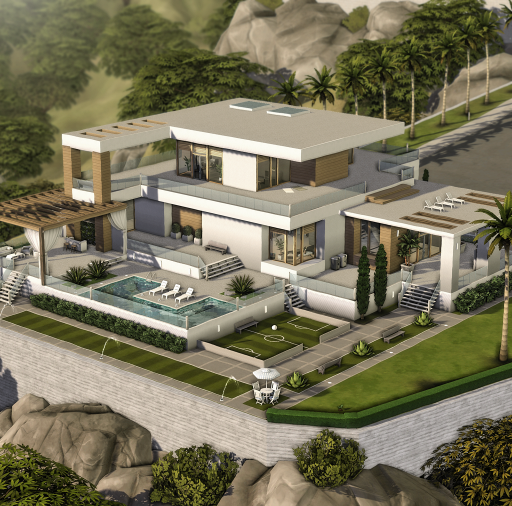 10 Stunning Sims 4 Luxury Homes (No CC) 28 1 1