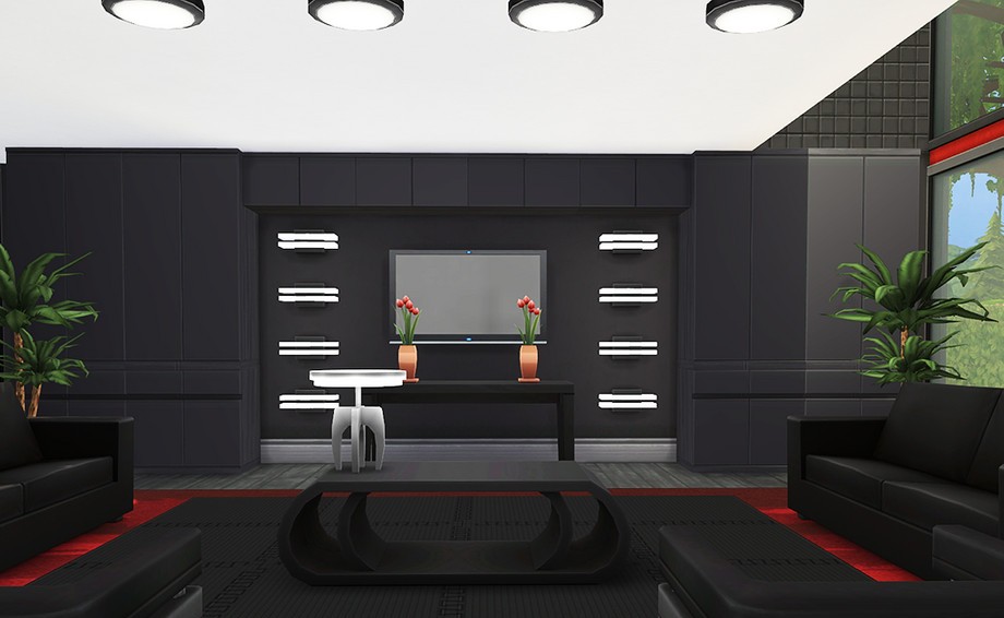 10 Stunning Sims 4 Luxury Homes (No CC) 33 Sims 4 Designer Loft Interior Living No CC 1