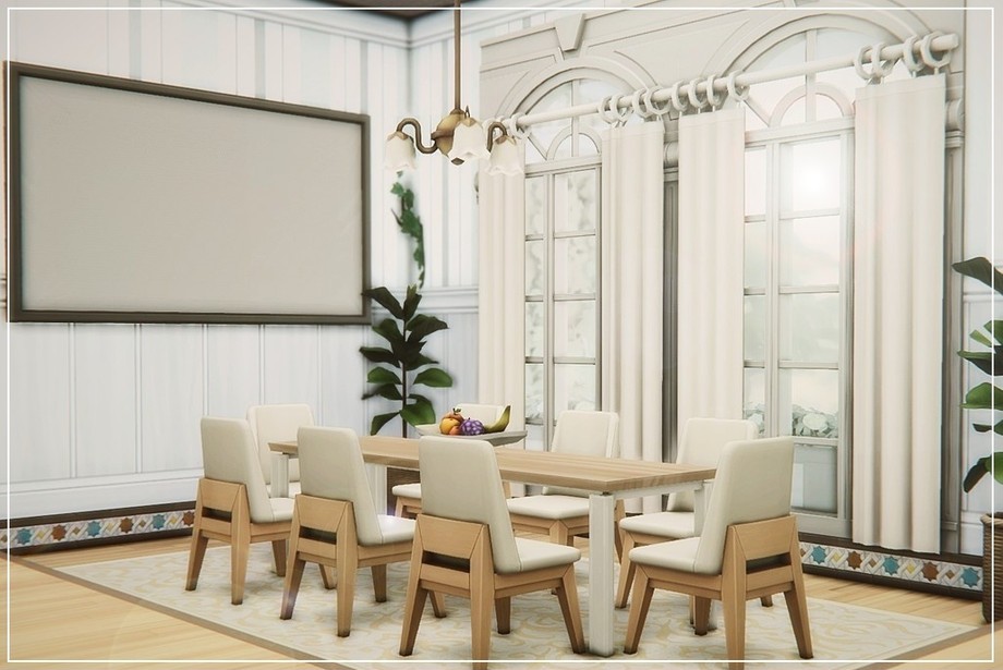10 Stunning Sims 4 Luxury Homes (No CC) 28 Sims 4 Luxury Living No cc Dining Room