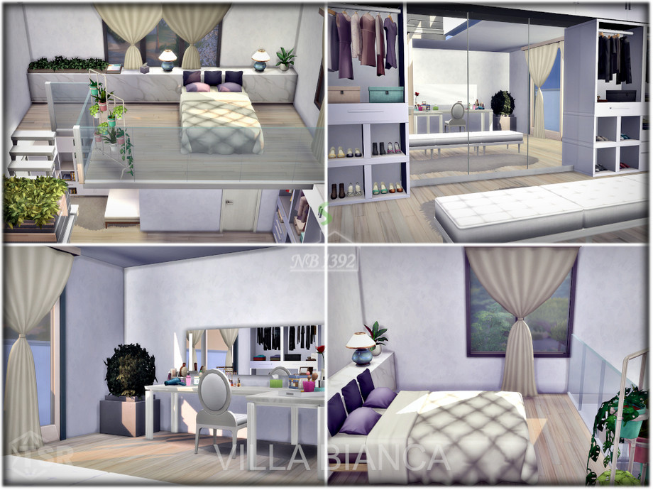 10 Stunning Sims 4 Luxury Homes (No CC) 22 Sims 4 Luxury Tartosa Villa Interior Bedroom No CC