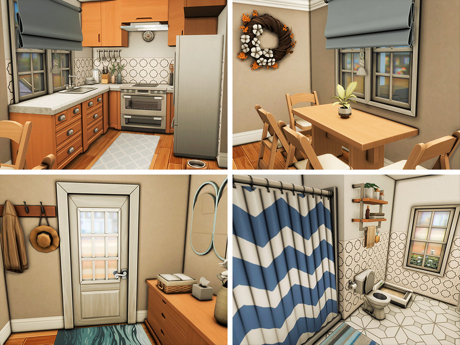 10 Beautiful Sims 4 Starter Homes (No CC) 15 Sims 4 Starter Home Interior Layout No CC