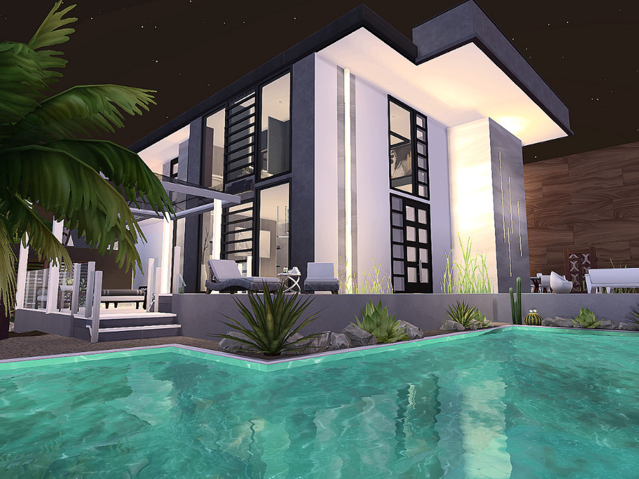 10 Stunning Sims 4 Luxury Homes (No CC) 19 Sims 4 Ultra Modern Mansion Exterior No CC