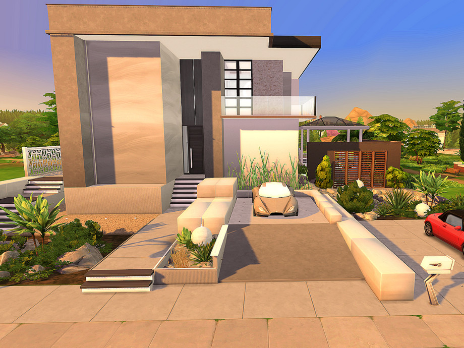10 Stunning Sims 4 Luxury Homes (No CC) 16 Sims 4 Ultra Modern Mansion No CC