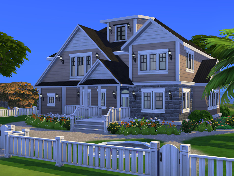 10 Beautiful Sims 4 Starter Homes (No CC) 17 Sims 4 starter homes no ccc