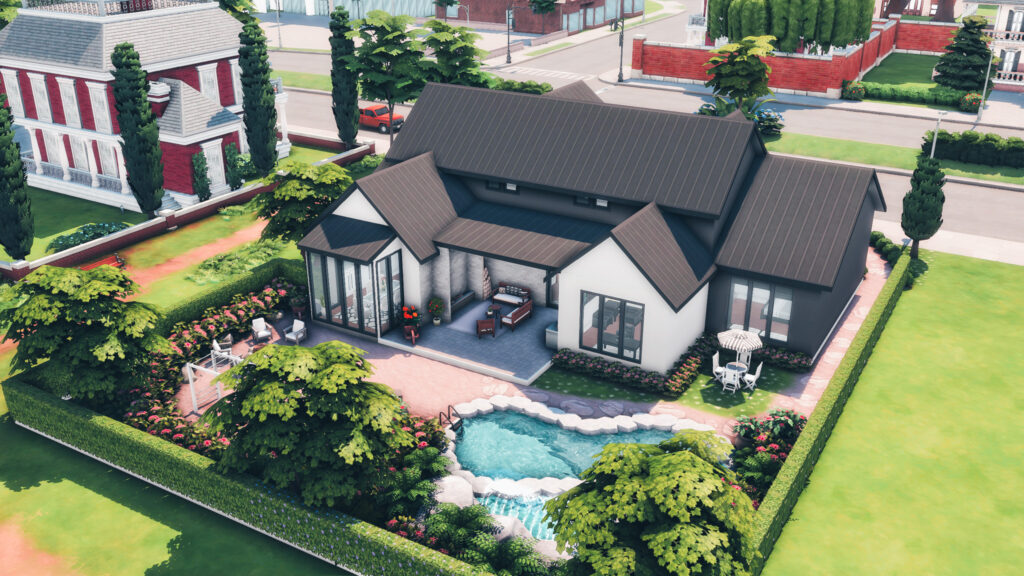Beautiful Sims 4 Base Game Houses (No CC) You Need 36 Sims 4 base game home no CC with clean modern design