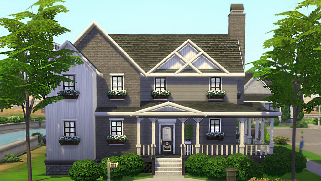 Beautiful Sims 4 Base Game Houses (No CC) You Need 19 Sims 4 base game house no CC with outdoor seating area