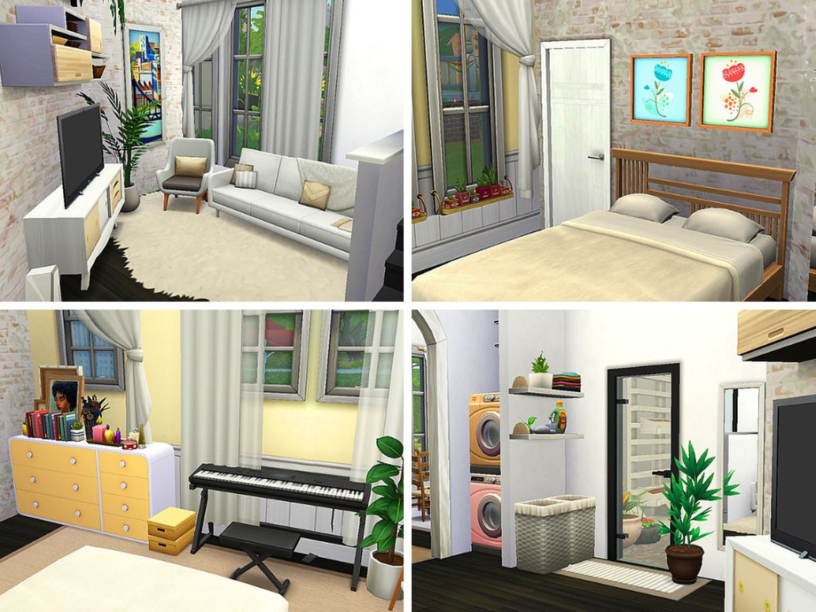 10 Small No CC Homes That Feel Surprisingly Spacious 17 cute sims 4 small home build no cc