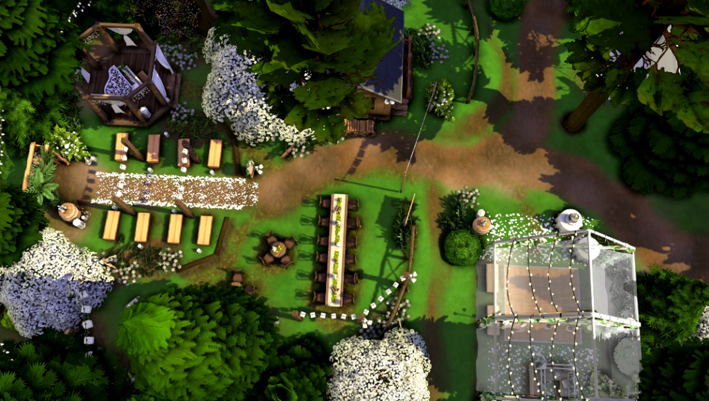 Sims 4 Wedding Venues That Feel Like a Dream (No CC) 50 forest wedding venue sims 4 no cc