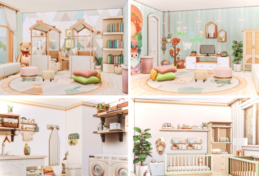 10 Sims 4 Family Homes (No CC) Perfect for a Legacy Save 36 modern sims 4 family house build with no cc