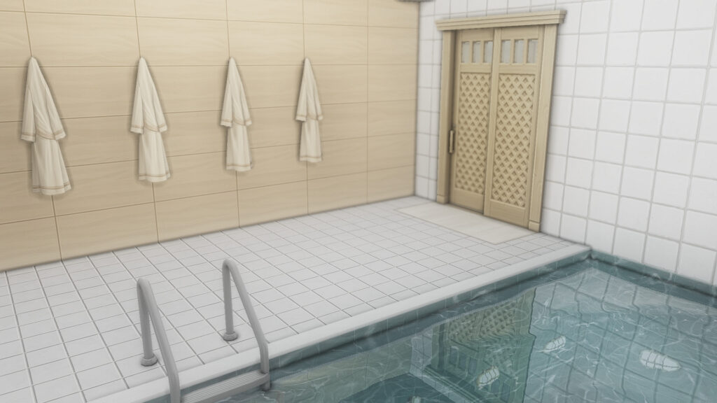 sims 4 community gym pool no cc