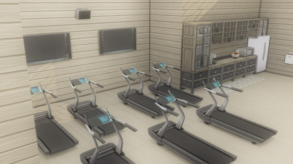 sims 4 fitness gym no cc