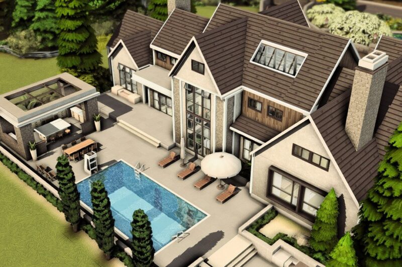 10 Stunning Sims 4 Luxury Homes (No CC)