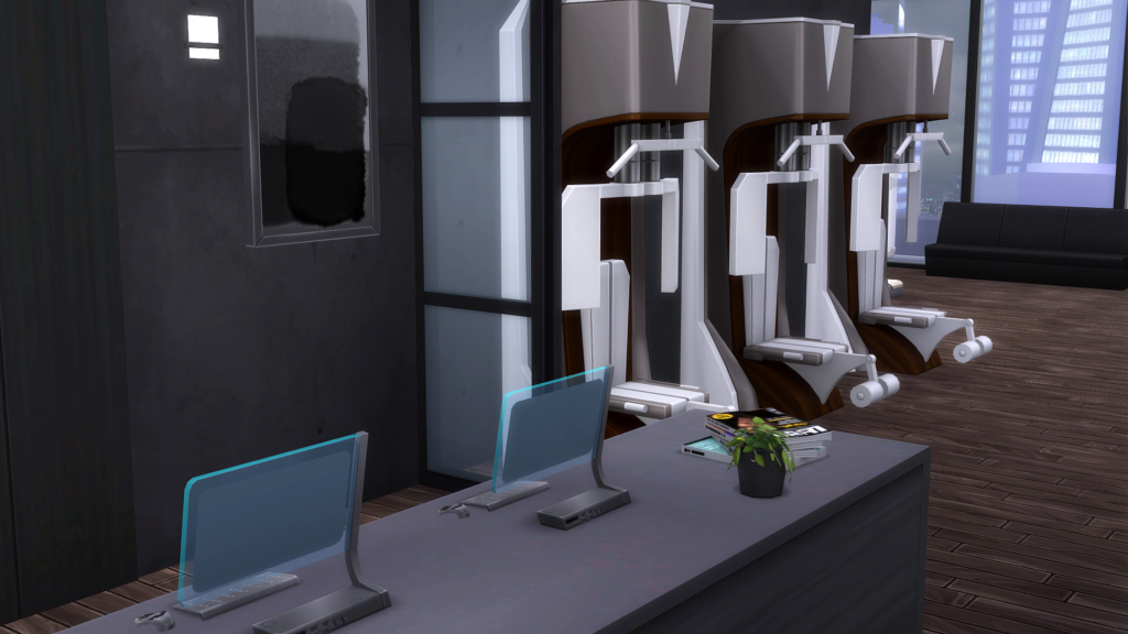 sims 4 no cc gym build 1