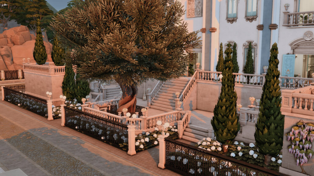 Sims 4 castles no CC with massive structure