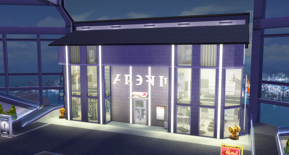 sims 4 san myshuni gym no cc