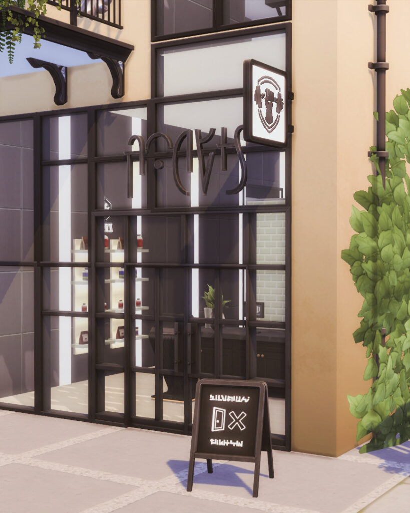 sims 4 upscale gym no cc