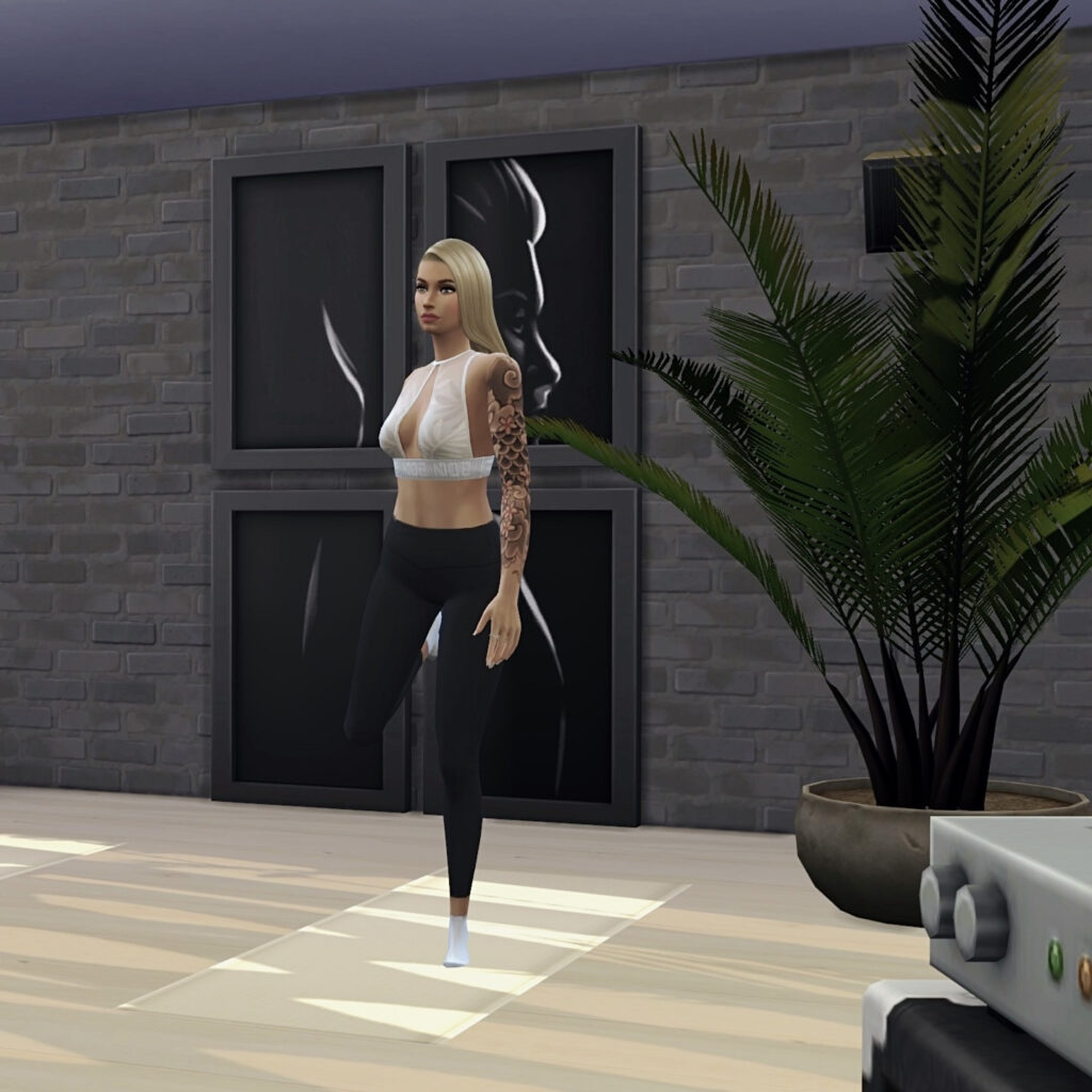 sims 4 yoga practice at gym no cc