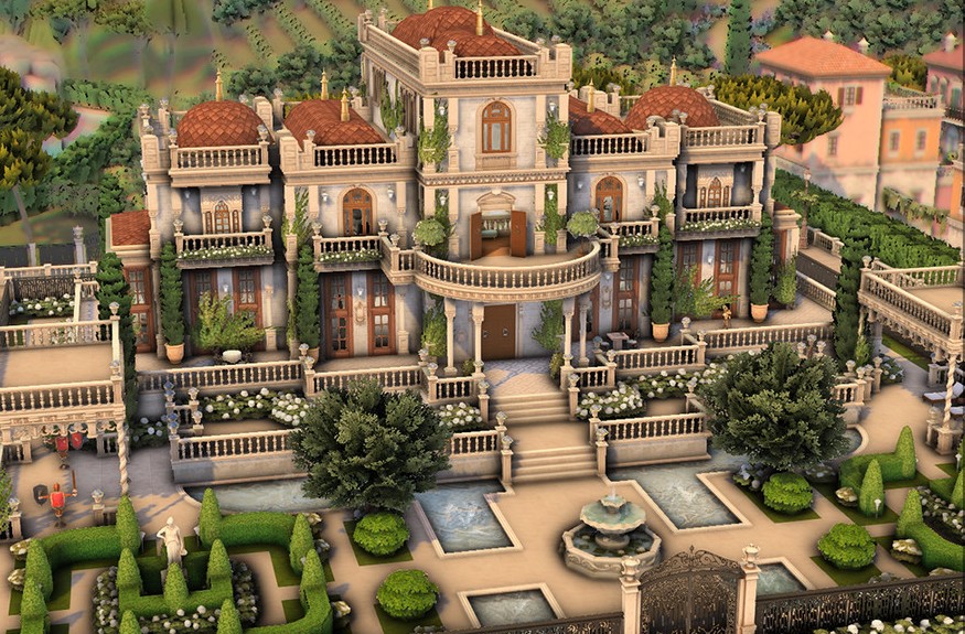 sims 4 3 bedroom estate no cc