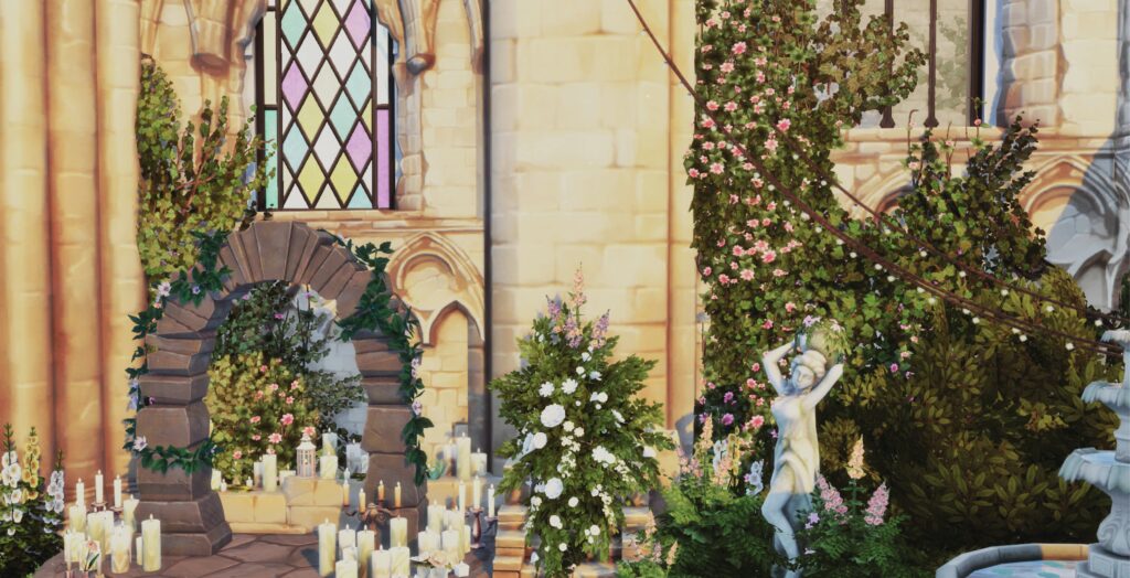 Sims 4 Wedding Venues That Feel Like a Dream (No CC) 34 sims 4 ancient ruins venue no cc