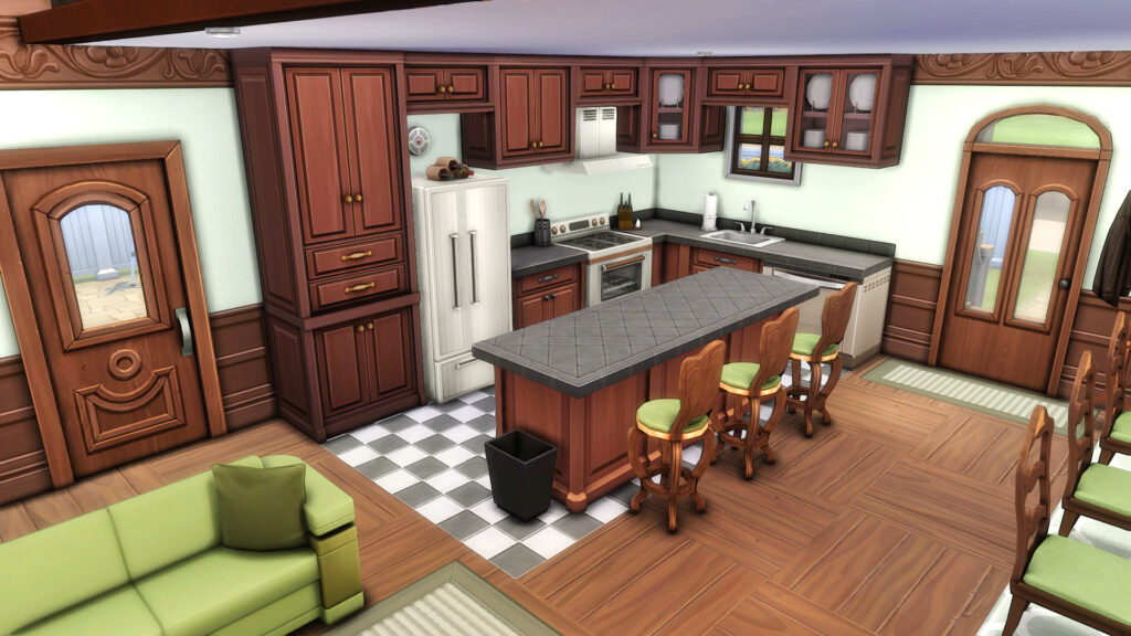 Beautiful Sims 4 Base Game Houses (No CC) You Need 26 Sims 4 base game house no CC with bright interior