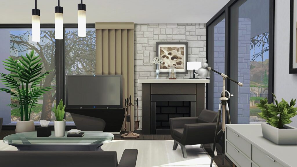 Beautiful Sims 4 Base Game Houses (No CC) You Need 8 Sims 4 base game house no CC with modern design