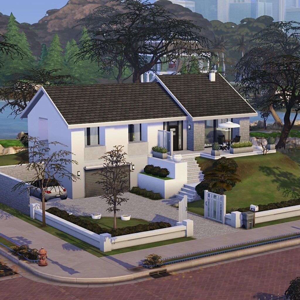Beautiful Sims 4 Base Game Houses (No CC) You Need 7 Sims 4 base game house no CC with modern design