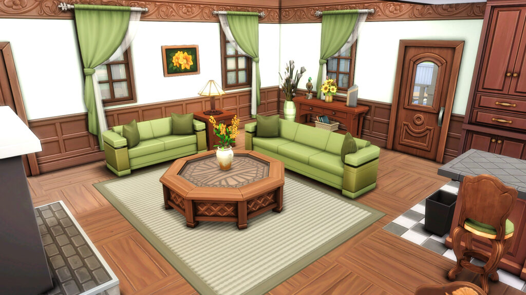 Beautiful Sims 4 Base Game Houses (No CC) You Need 27 Sims 4 base game house no CC with open living space