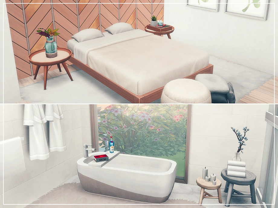 sims 4 beach house no cc bedroom