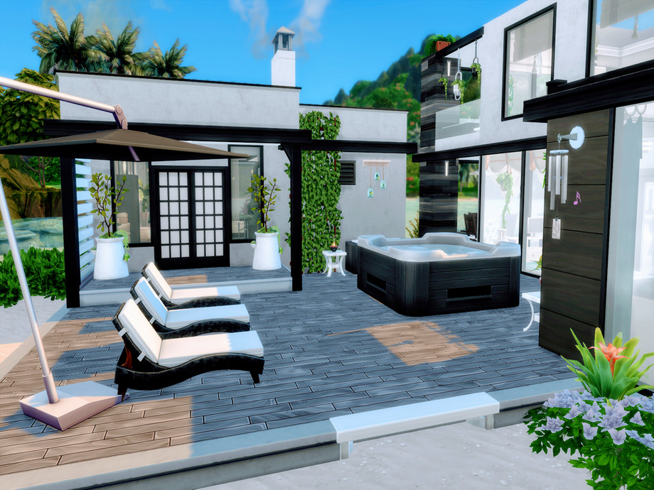 sims 4 beach houses no cc