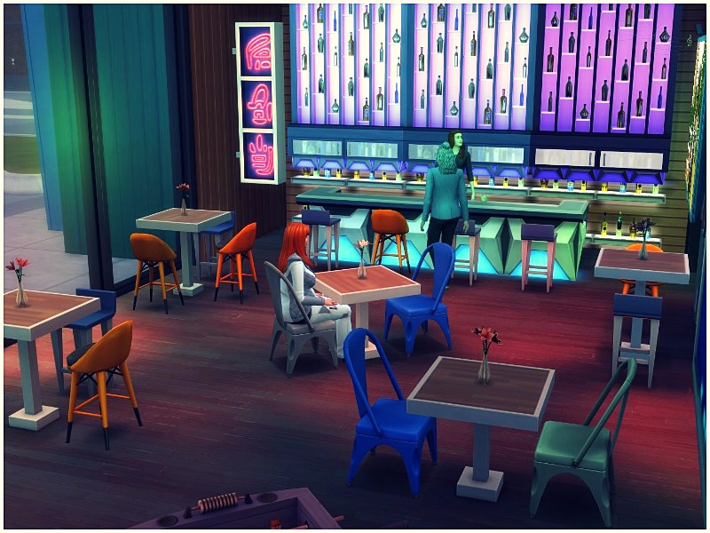 sims 4 bowling alley lounge