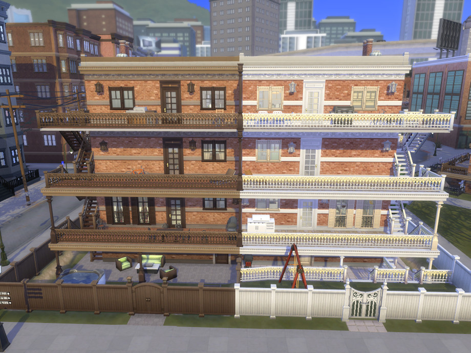 12 Sims 4 Apartment Complexes & Townhouses for Realistic Living (No CC) 15