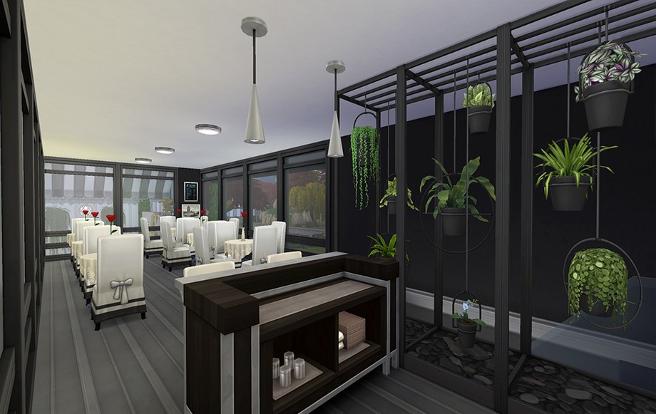 10 Sims 4 Cafes Perfect for Dates & Everyday Gameplay (No CC) 29 sims 4 cafe builds interior dining