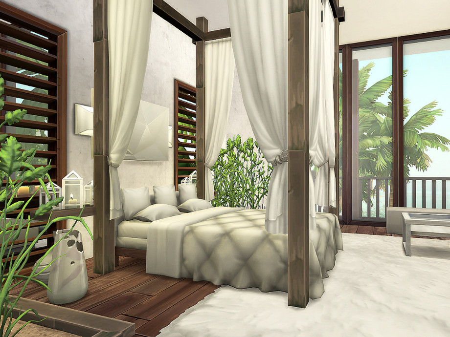 sims 4 caribbean sulani villa no cc