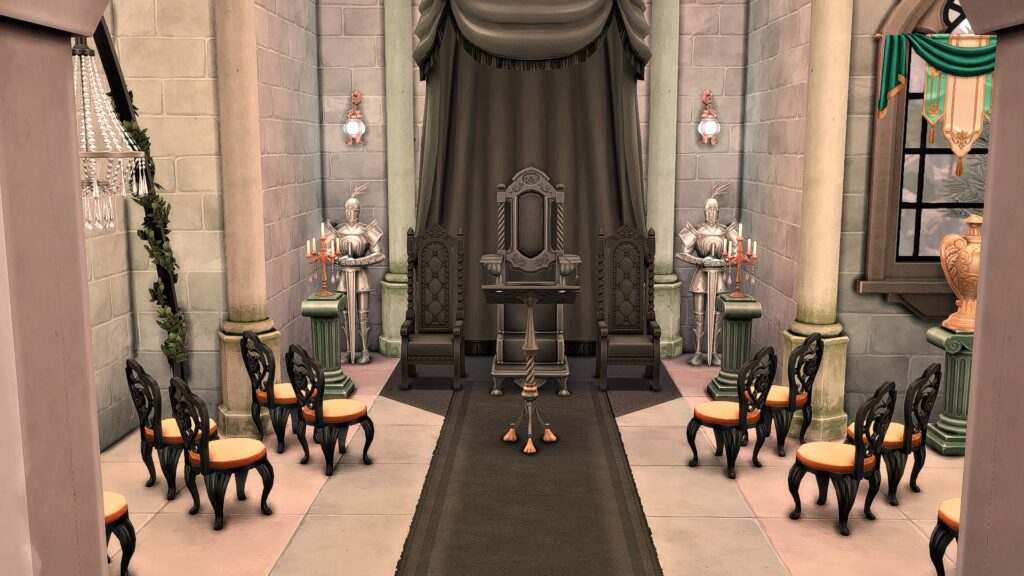 The Best Castle & Palace Builds in The Sims 4 (No CC) 14 sims 4 castle no cc with dramatic design