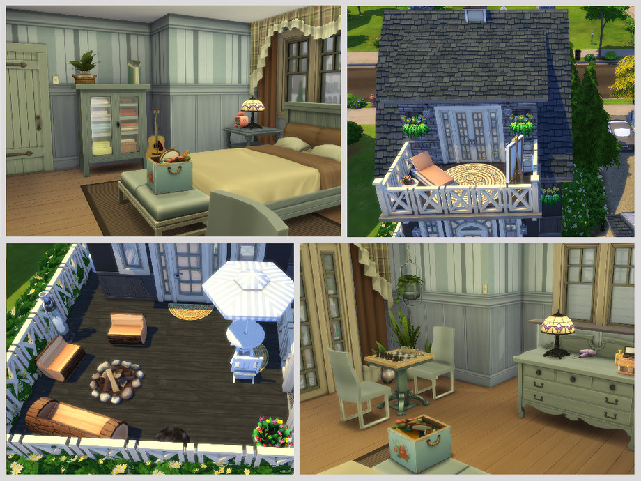 10 Small No CC Homes That Feel Surprisingly Spacious 3 sims 4 charming small house no cc