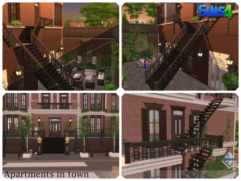 12 Sims 4 Apartment Complexes & Townhouses for Realistic Living (No CC) 18