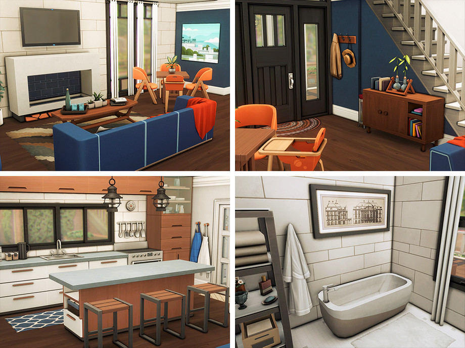 10 Small No CC Homes That Feel Surprisingly Spacious 33 sims 4 classic tiny family home