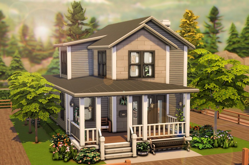 10 Small No CC Homes That Feel Surprisingly Spacious 32 sims 4 classic tiny home no cc
