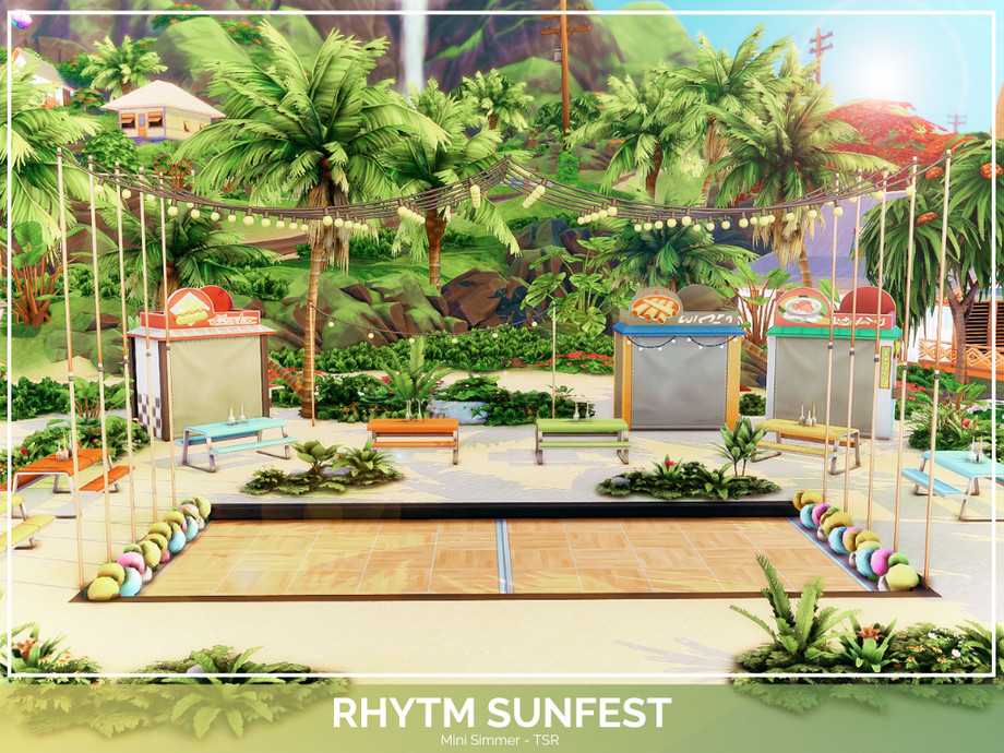 sims 4 concert stage no cc