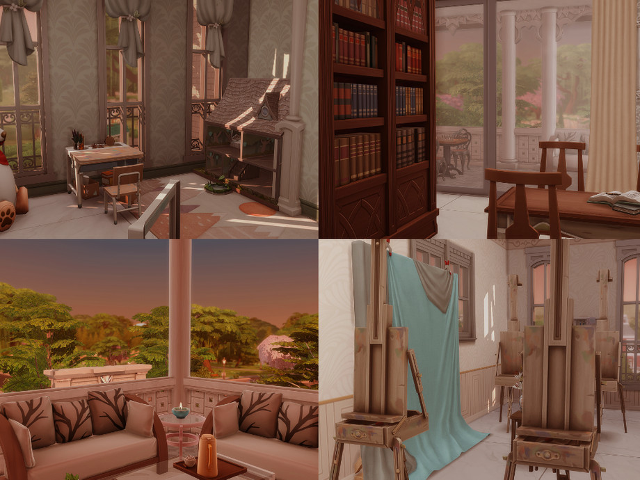 sims 4 country club lot no cc