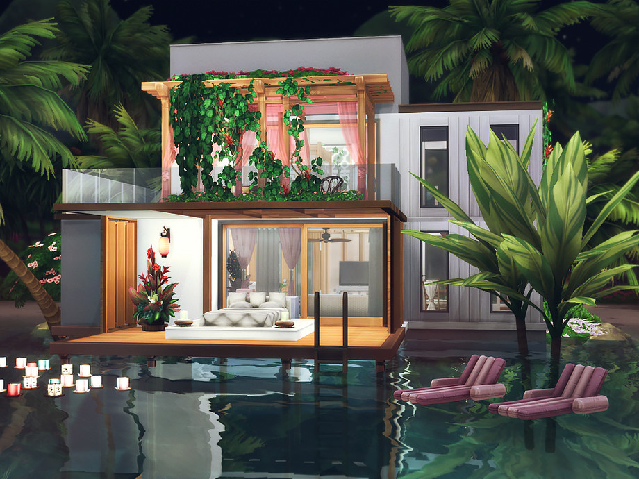 10 Beautiful Sims 4 Vacation Homes (No CC) 11 sims 4 cozy beach retreat no cc