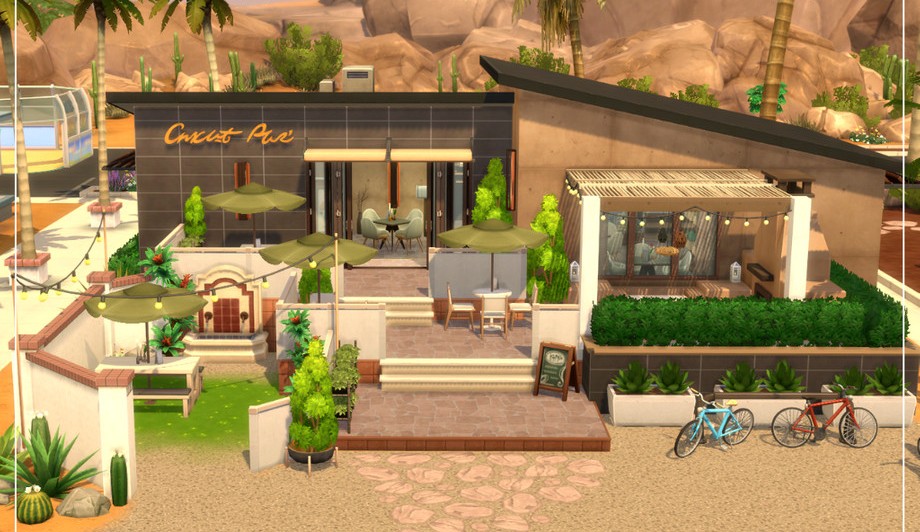 10 Sims 4 Cafes Perfect for Dates & Everyday Gameplay (No CC) 11 sims 4 cozy cafe no cc