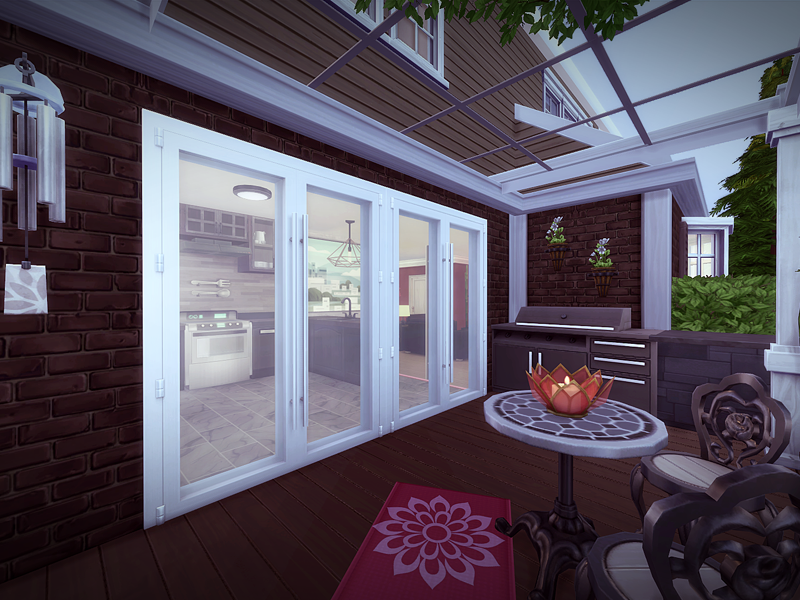 sims 4 cozy dream home backyard no cc