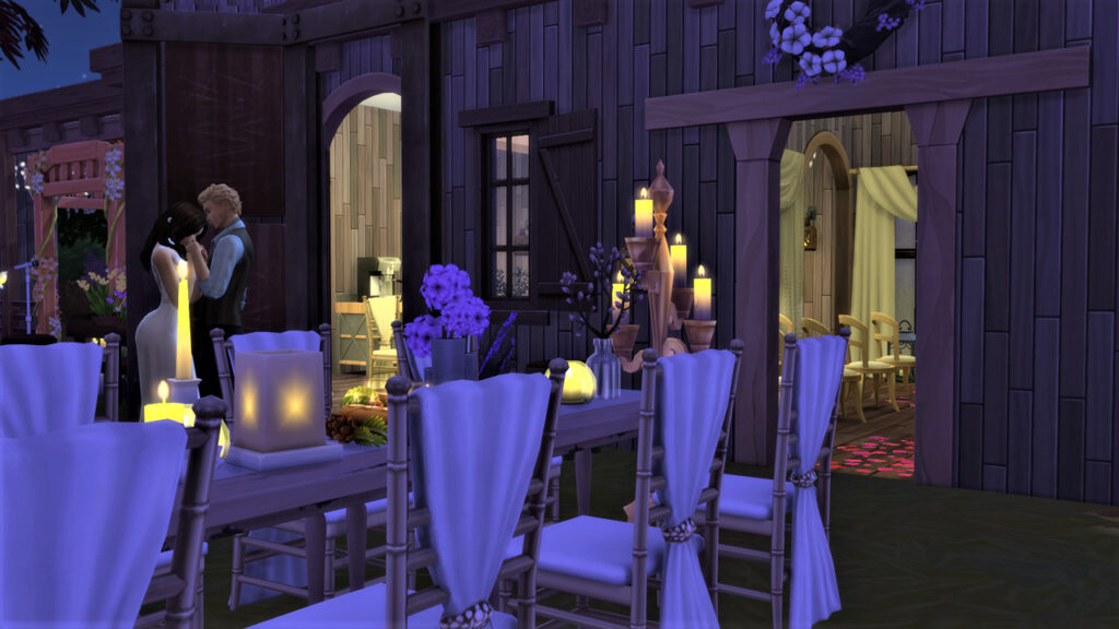 Sims 4 Wedding Venues That Feel Like a Dream (No CC) 38 Sims 4 wedding lot no CC with scenic ceremony area
