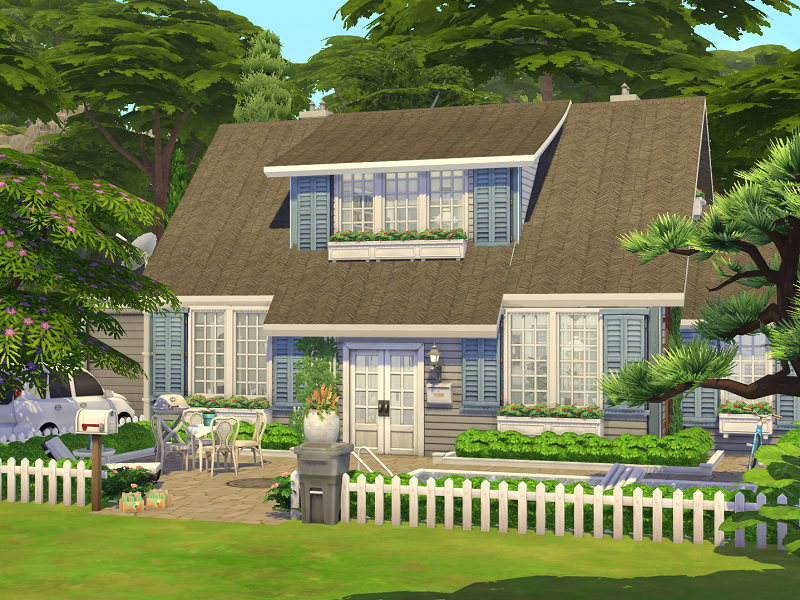sims 4 cozy weekend house no cc