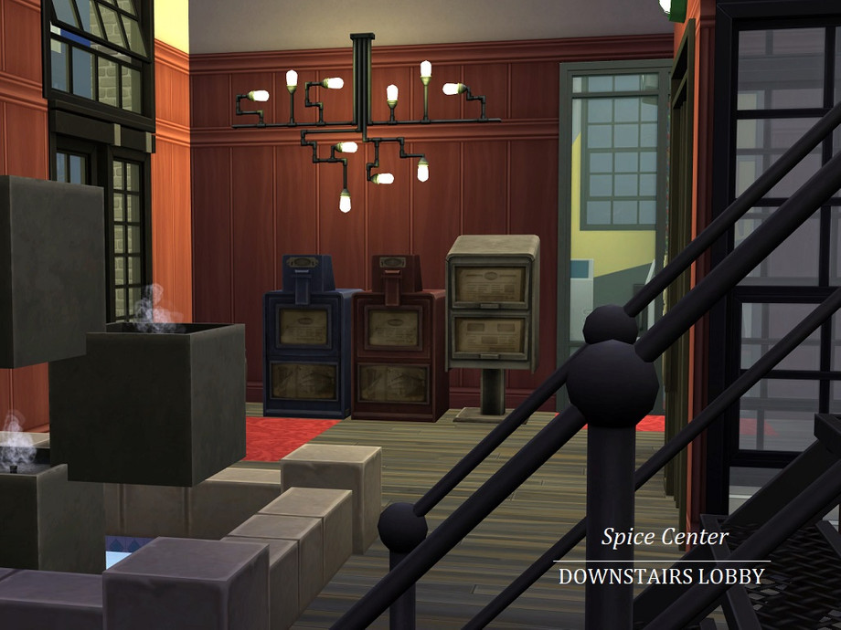 12 Sims 4 Apartment Complexes & Townhouses for Realistic Living (No CC) 6 sims 4 creative loft lobby no cc