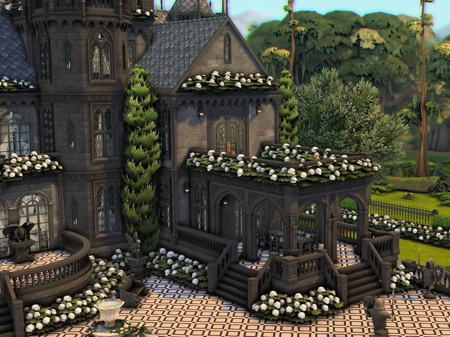 sims 4 dramatic royal stoone castle no cc 1