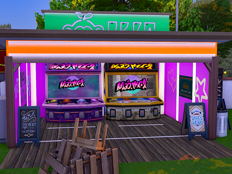 sims 4 fair arcade games