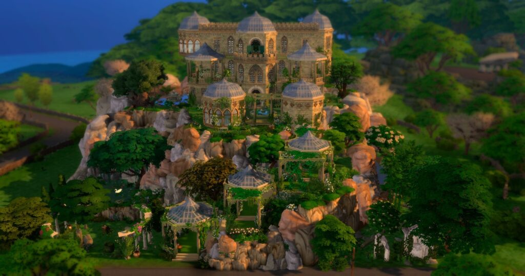 The Best Castle & Palace Builds in The Sims 4 (No CC) 6 sims 4 fantasy palace no cc