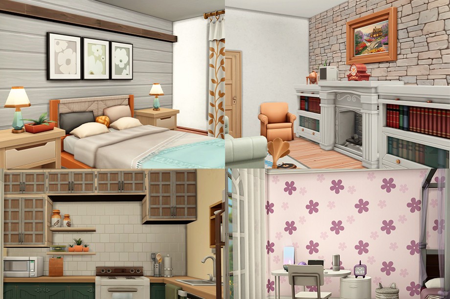 10 Sims 4 Family Homes (No CC) Perfect for a Legacy Save 14 sims 4 family home build bedrooms no cc